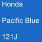 Preview: Honda, Pacific Blue, 121J.